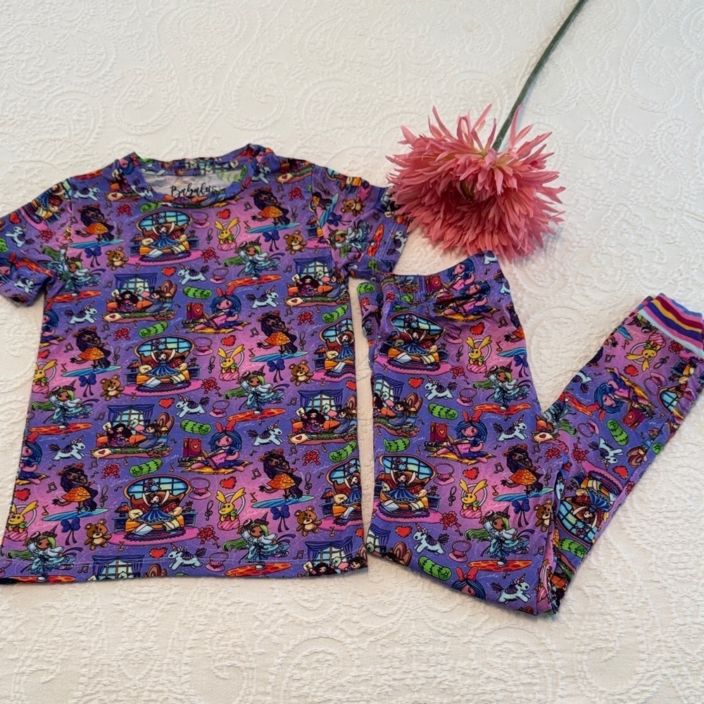 Babalus Colorful Kids Pajamas Set Size 5/6